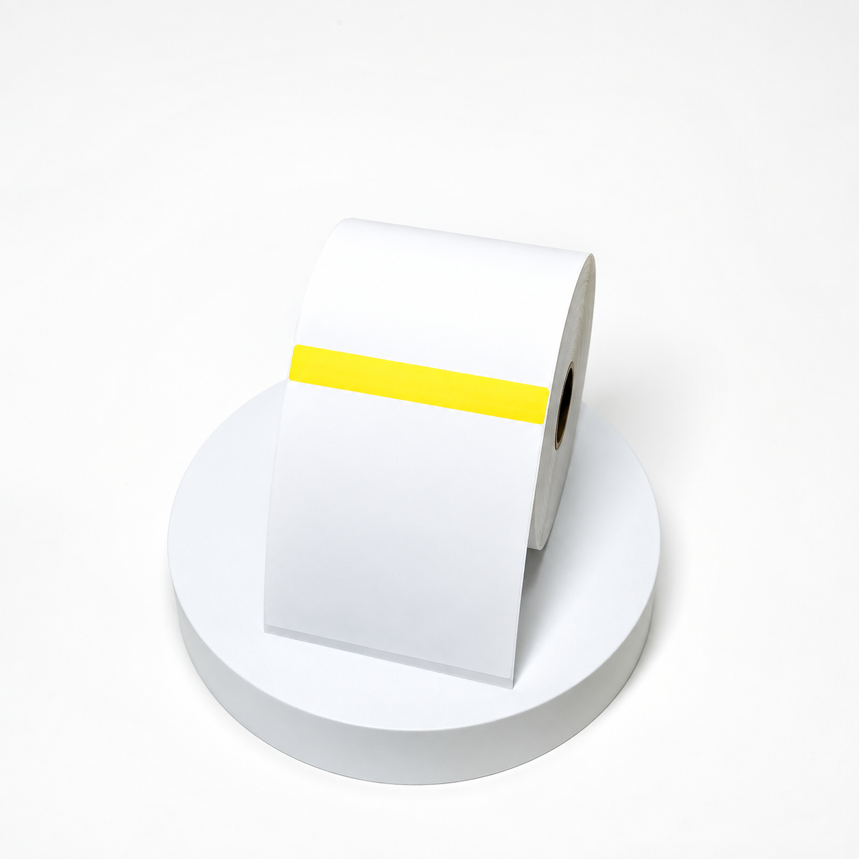 3.375" × 4.25" Generic Thermal Direct Receipt – Yellow